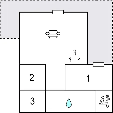 Lovely In Hurup Thy With Sauna Feriehus